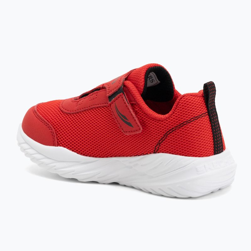 Skechers Nitro Sprint red/black children's shoes 3
