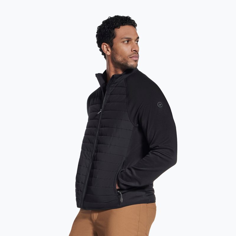 Men's hybrid jacket SKECHERS The Hoodless Hybrid black 3