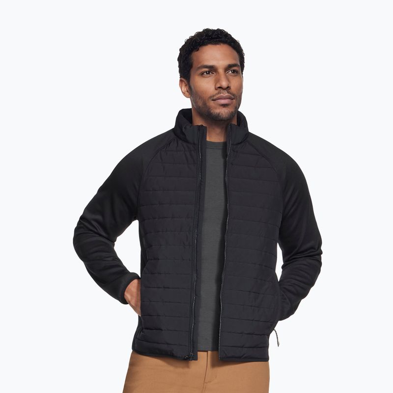 Men's hybrid jacket SKECHERS The Hoodless Hybrid black 4
