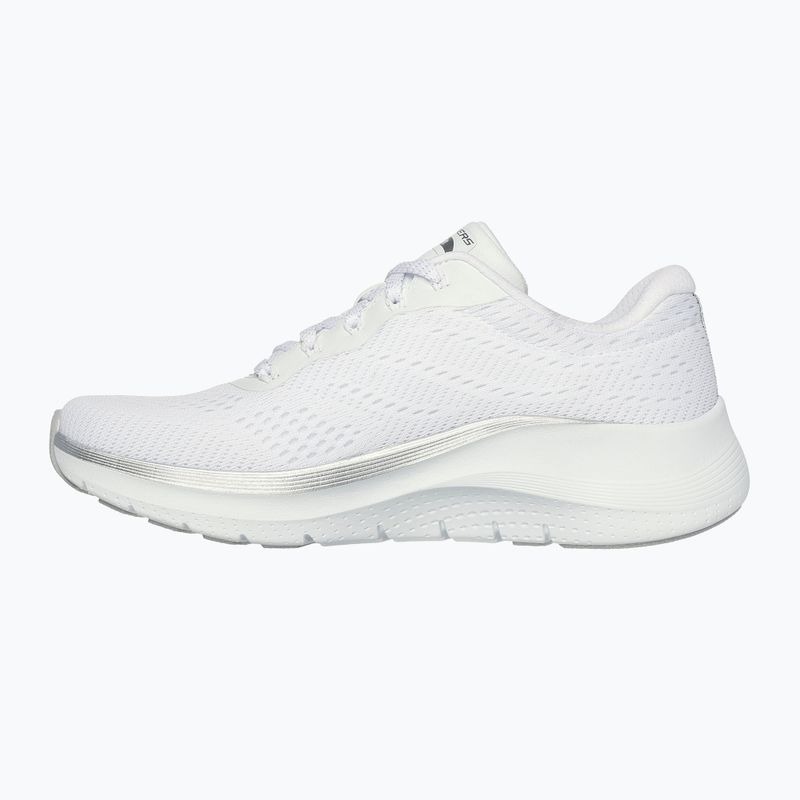 SKECHERS women's shoes Arch Fit 2.0 Glow The Distance white/silver 10