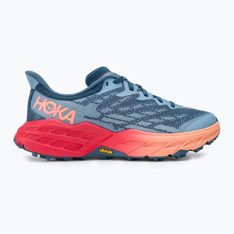 Women's running shoes HOKA Speedgoat 5 real teal/papaya 2