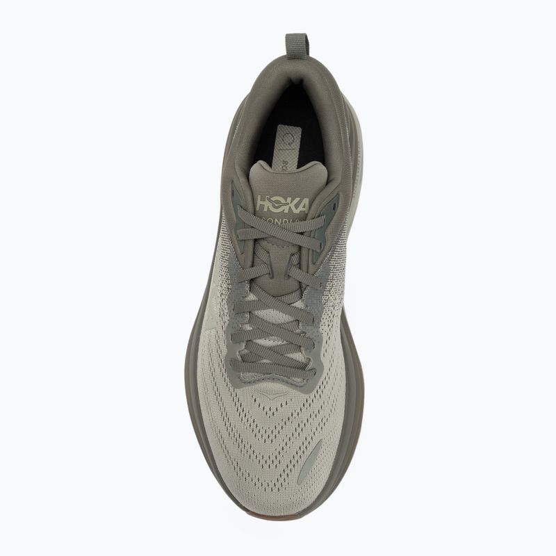 HOKA Bondi 8 slate/barley men's running shoes 5