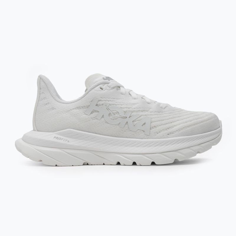 Women's running shoes HOKA Mach 5 white/white 2