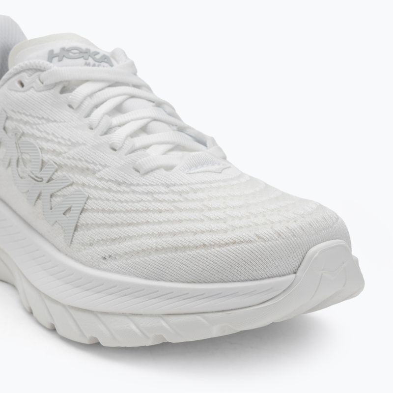 Women's running shoes HOKA Mach 5 white/white 7