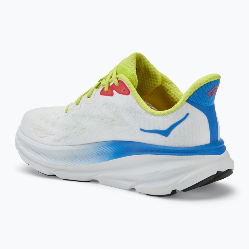 HOKA men's running shoes Clifton 9 blanc de blanc/virtual blue 3