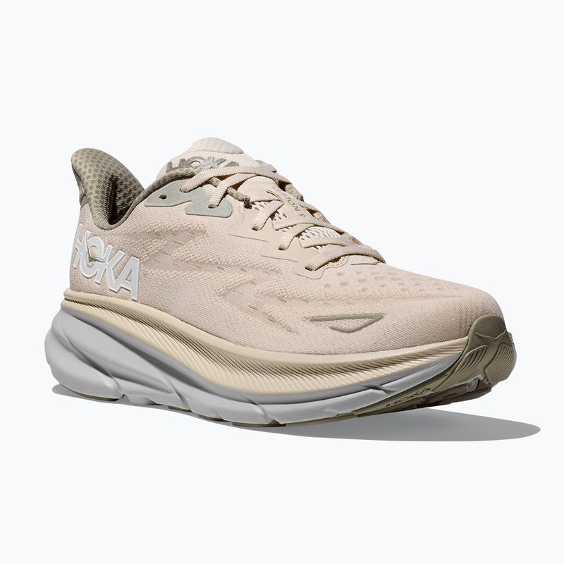 HOKA men's running shoes Clifton 9 oat milk/barley 8