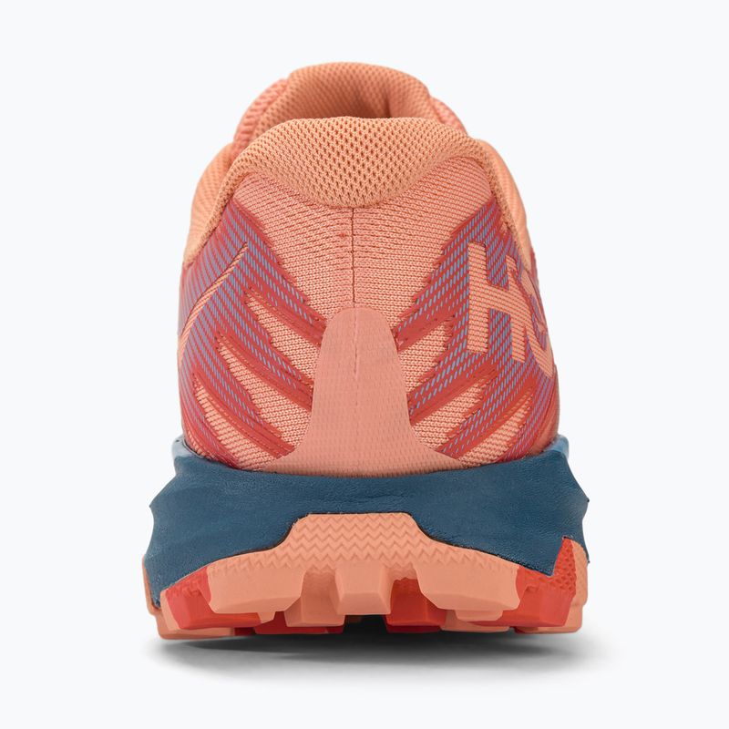 Women's running shoes HOKA Torrent 3 papaya/real teal 8