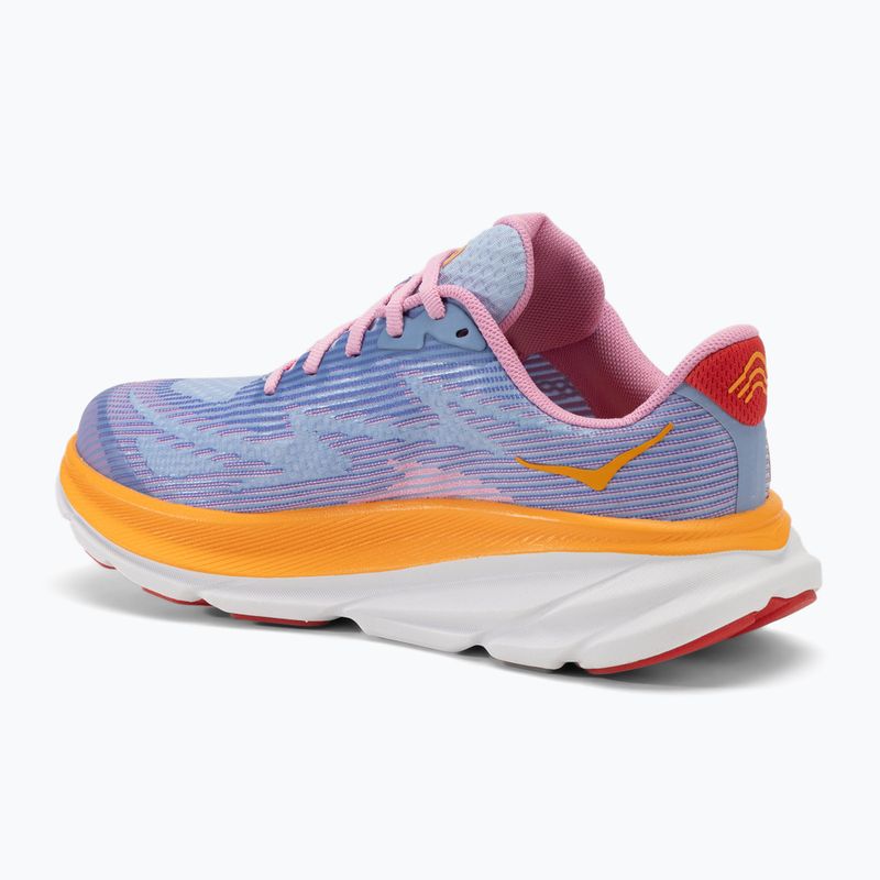 HOKA Clifton 9 children's running shoes peony/mirage 3