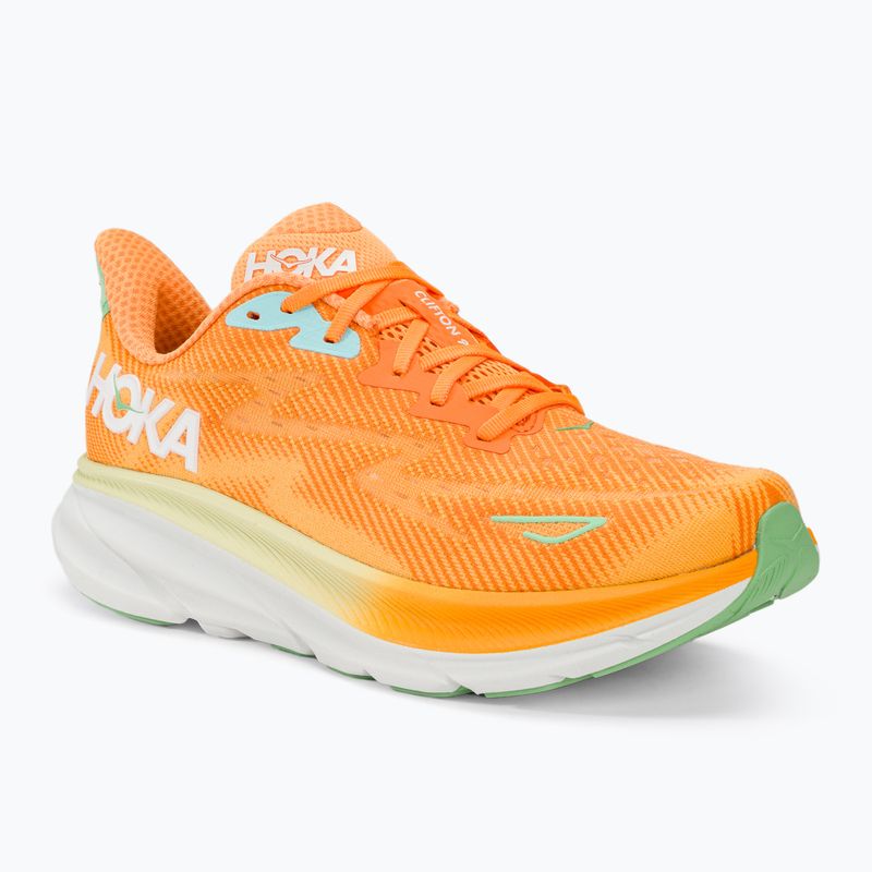 Men's running shoes HOKA Clifton 9 Wide solar flare/sherbet