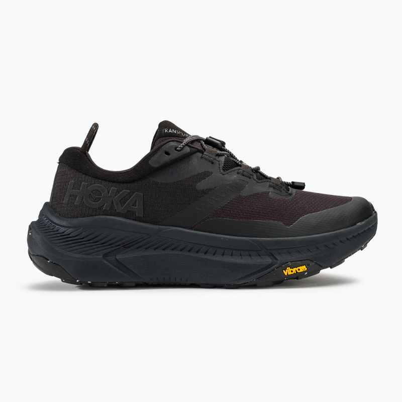 Men's running shoes HOKA Transport GTX black/black 2