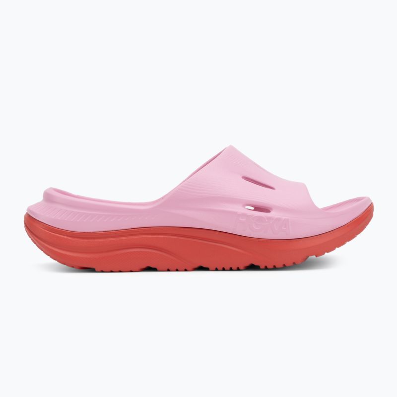 HOKA Ora Recovery Slide 3 peony/cerise children's flip-flops 2