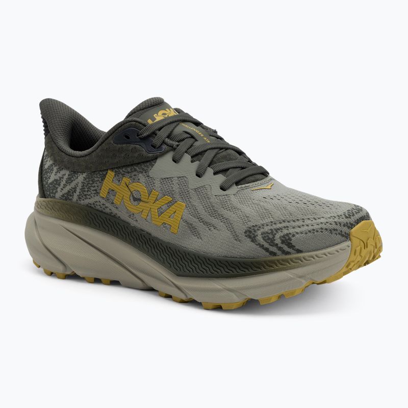 Men's running shoes HOKA Challenger ATR 7 Wide outer olive haze/forest cover