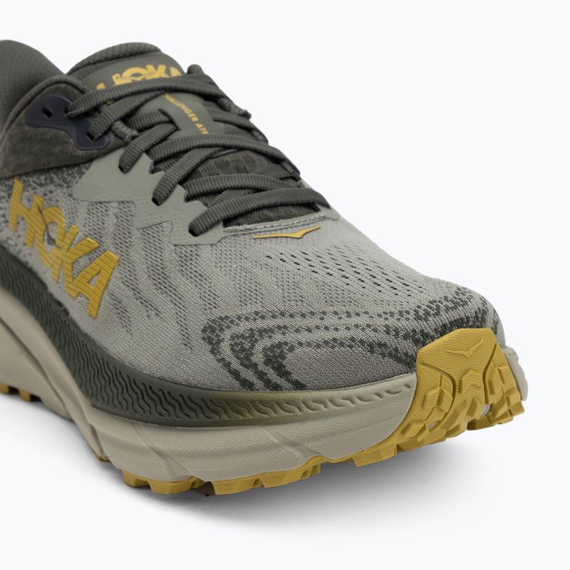 Men's running shoes HOKA Challenger ATR 7 Wide outer olive haze/forest cover 7