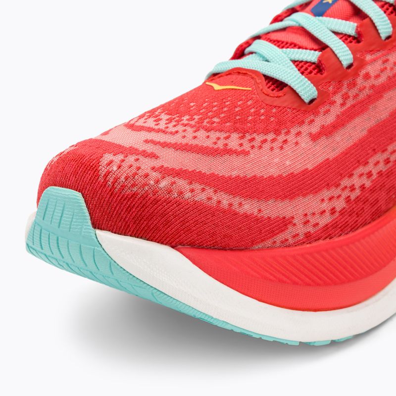 Men's running shoes HOKA Mach X cerise/cloudless 7