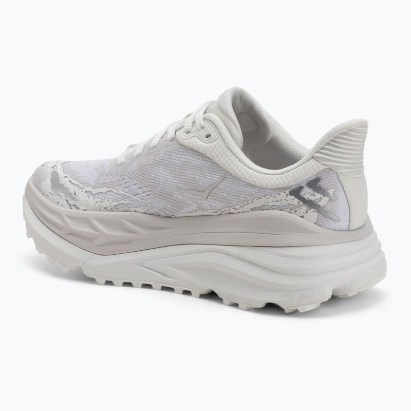Women's running shoes HOKA Stinson 7 white/white 3
