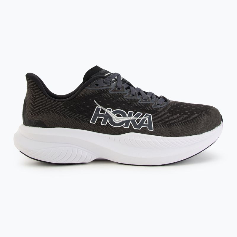 Men's running shoes HOKA Mach 6 black/white 2