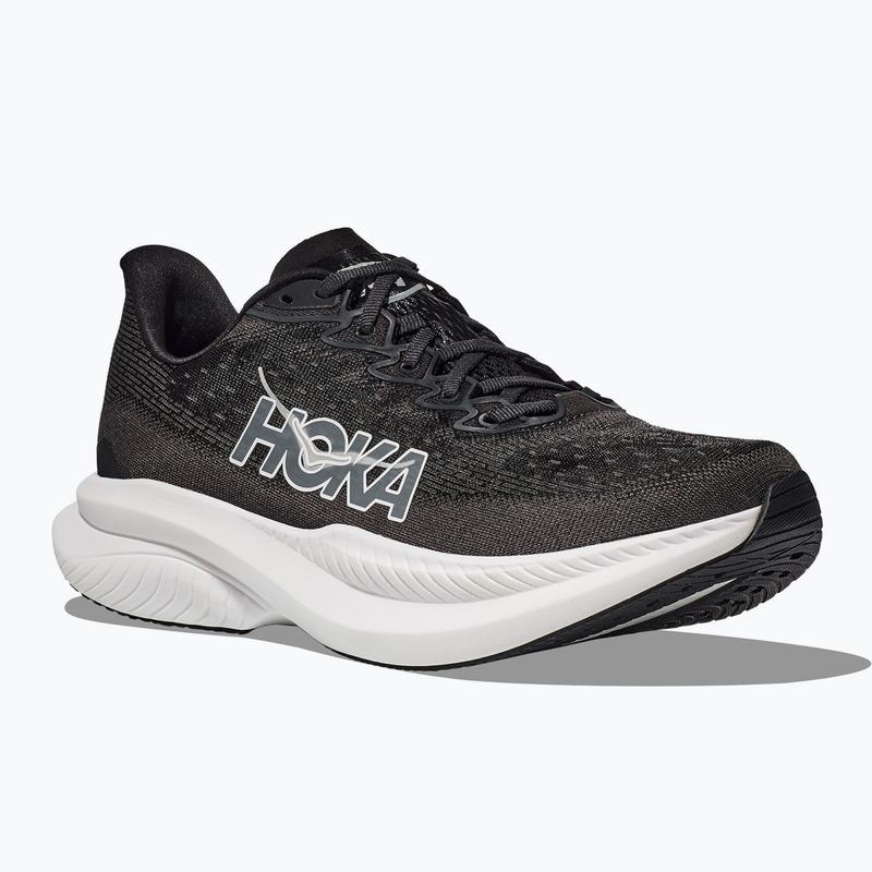 Women's running shoes HOKA Mach 6 black/white