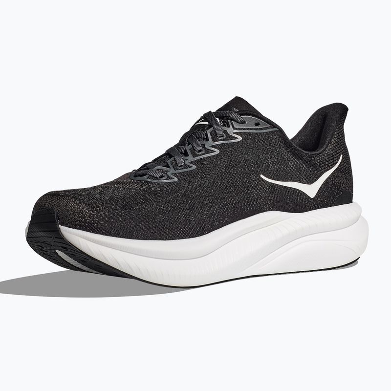 Women's running shoes HOKA Mach 6 black/white 3