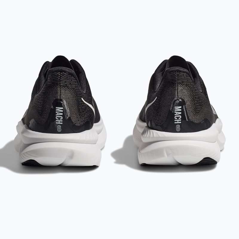 Women's running shoes HOKA Mach 6 black/white 5