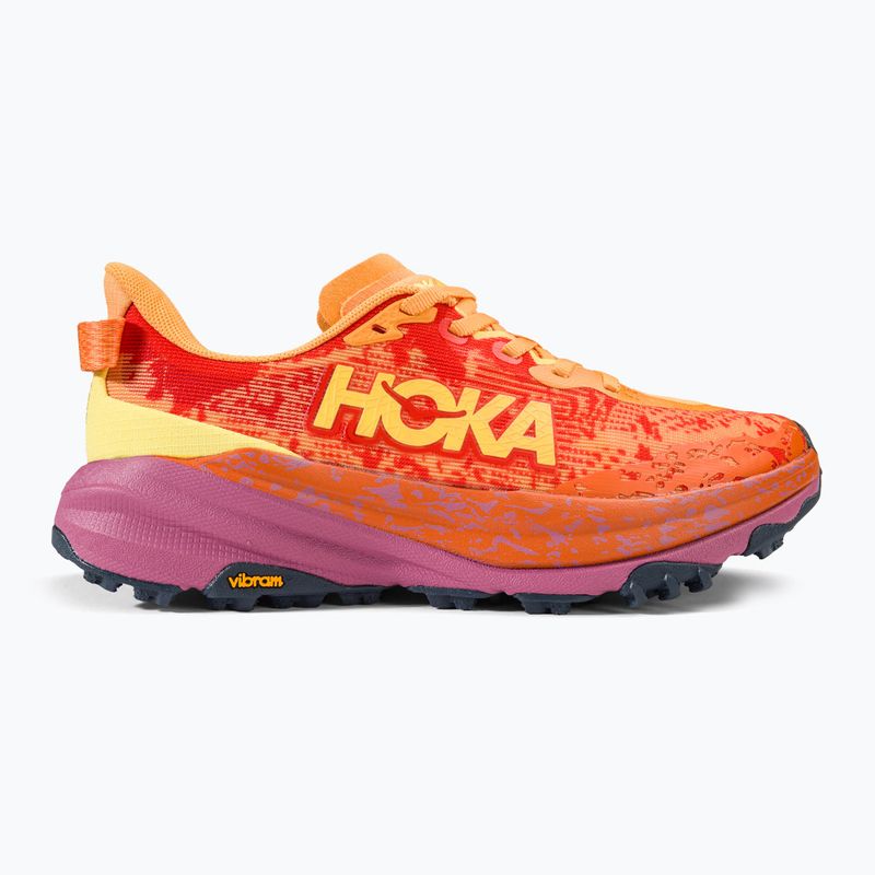 Women's running shoes HOKA Speedgoat 6 sherbet/beet root 3