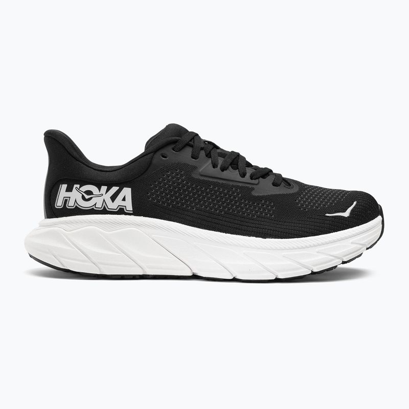 Men's running shoes HOKA Arahi 7 black/white 2