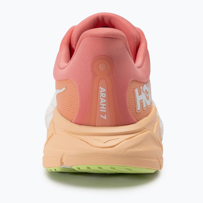 Women's running shoes HOKA Arahi 7 papaya/coral 6