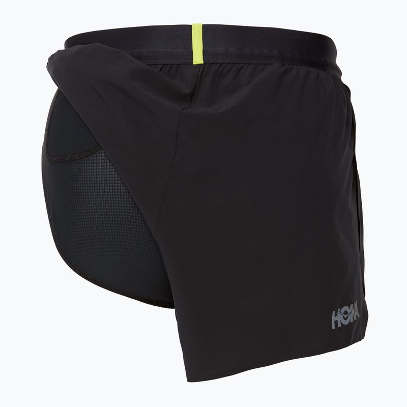 Men's running shorts HOKA Race Day Split black 4