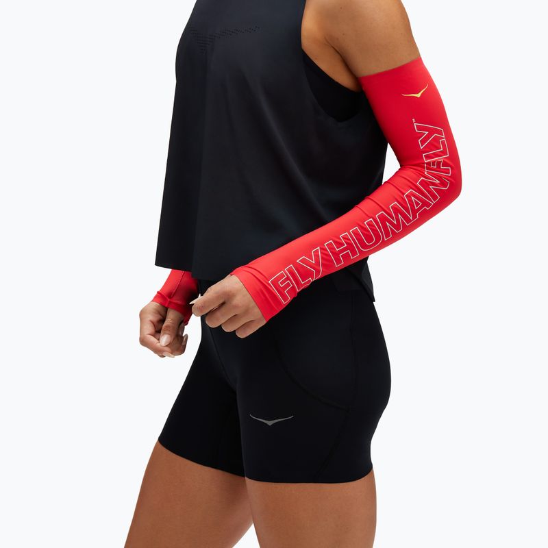 Hoka Airolite cerise running sleeves 3