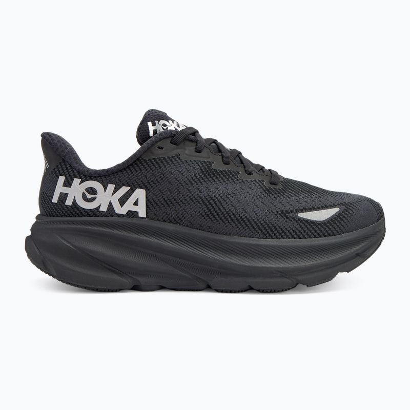 Men's running shoes HOKA Clifton 9 GTX black/black 2