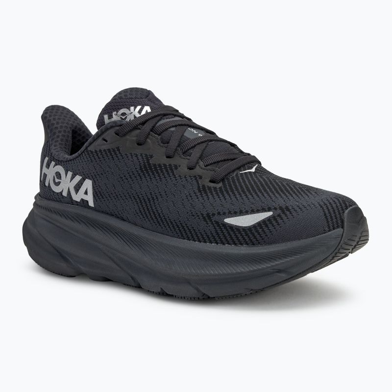 Women's running shoes HOKA Clifton 9 GTX black/black