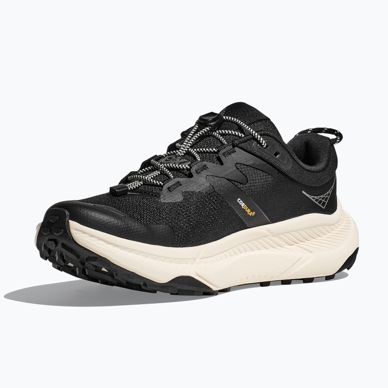 Men's running shoes HOKA Transport black/alabaster 4