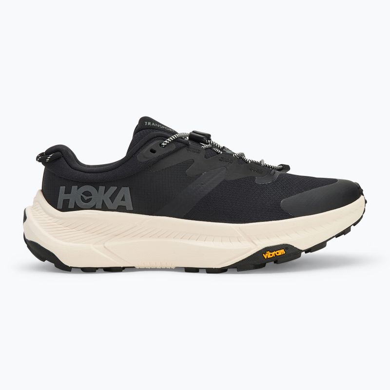 Women's running shoes HOKA Transport black/alabaster 2