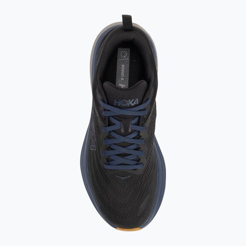 Men's running shoes HOKA Bondi 8 black/ironore 5