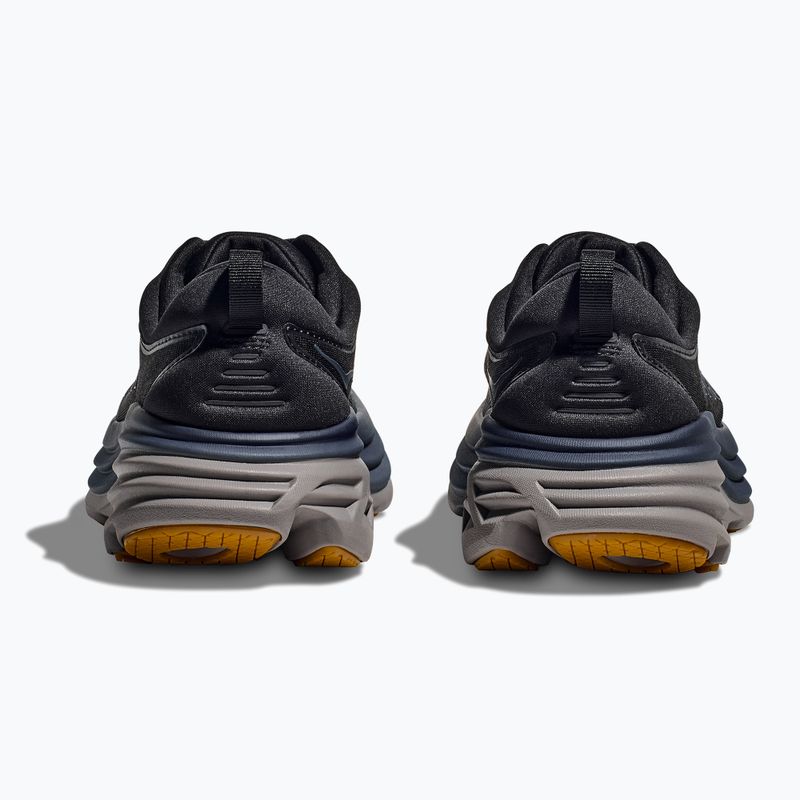 Men's running shoes HOKA Bondi 8 black/ironore 4