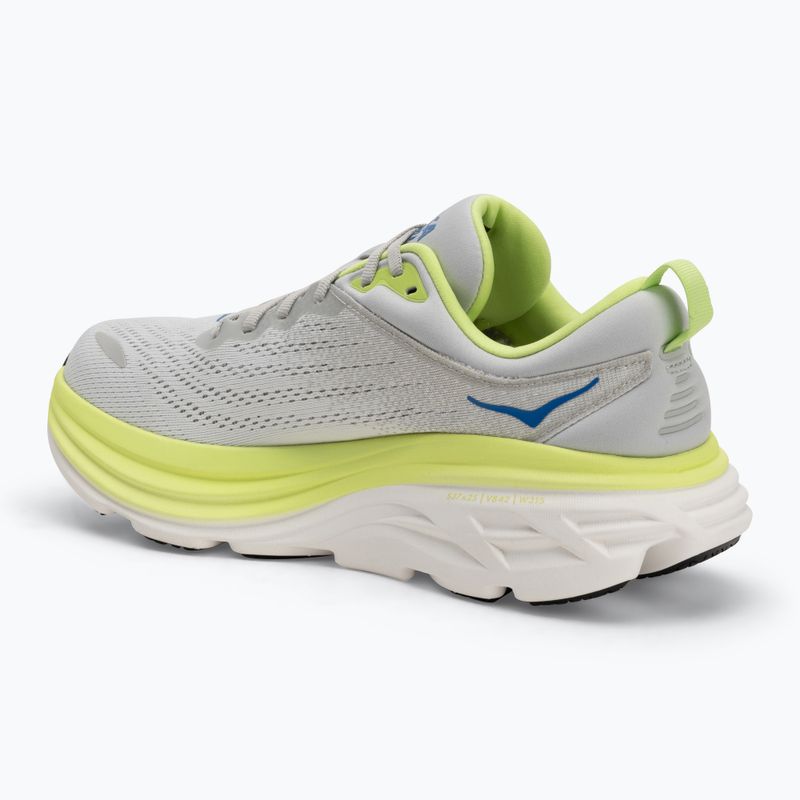 Men's running shoes HOKA Bondi 8 stardust/lettuce 3