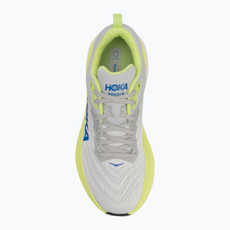 Men's running shoes HOKA Bondi 8 stardust/lettuce 5