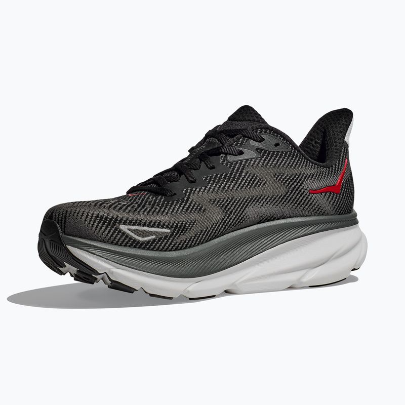 Men's running shoes HOKA Clifton 9 black/outer orbit 4