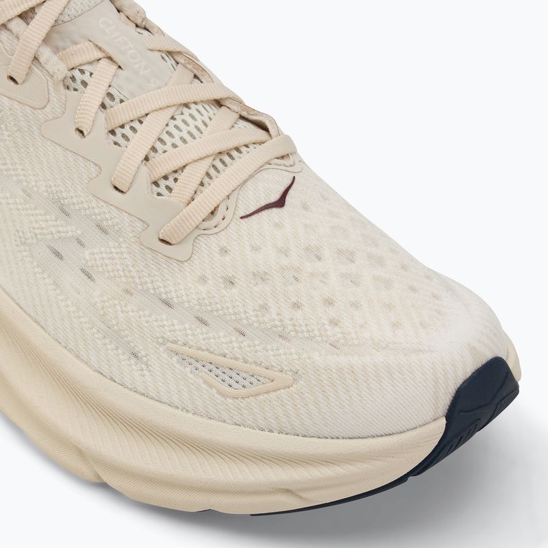 HOKA men's running shoes Clifton 9 oat milk/alabaster 7