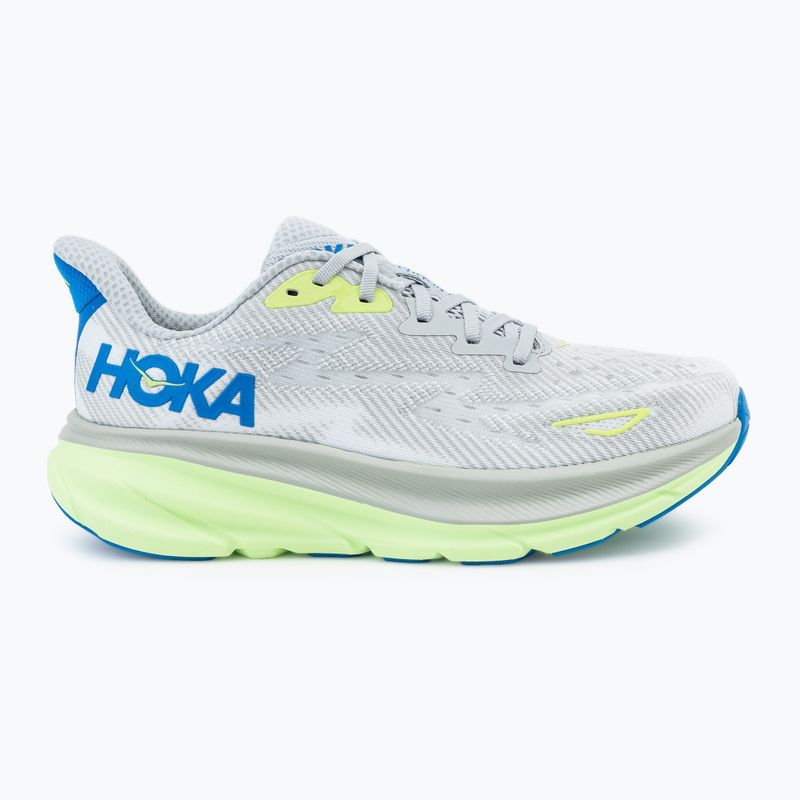 HOKA men's running shoes Clifton 9 stardust/electric cobalt 2