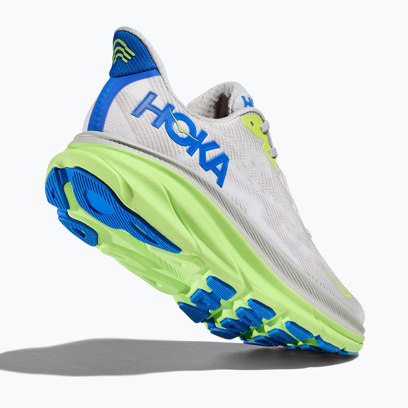 HOKA men's running shoes Clifton 9 stardust/electric cobalt 13