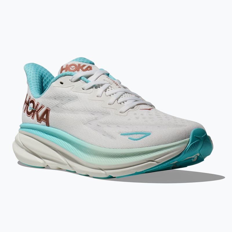 Women's running shoes HOKA Clifton 9 frost/rose gold 8