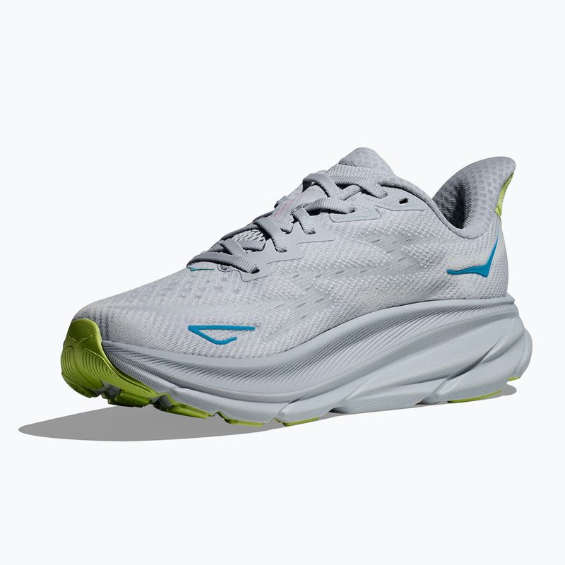 Women's running shoes HOKA Clifton 9 gull/sea ice 12