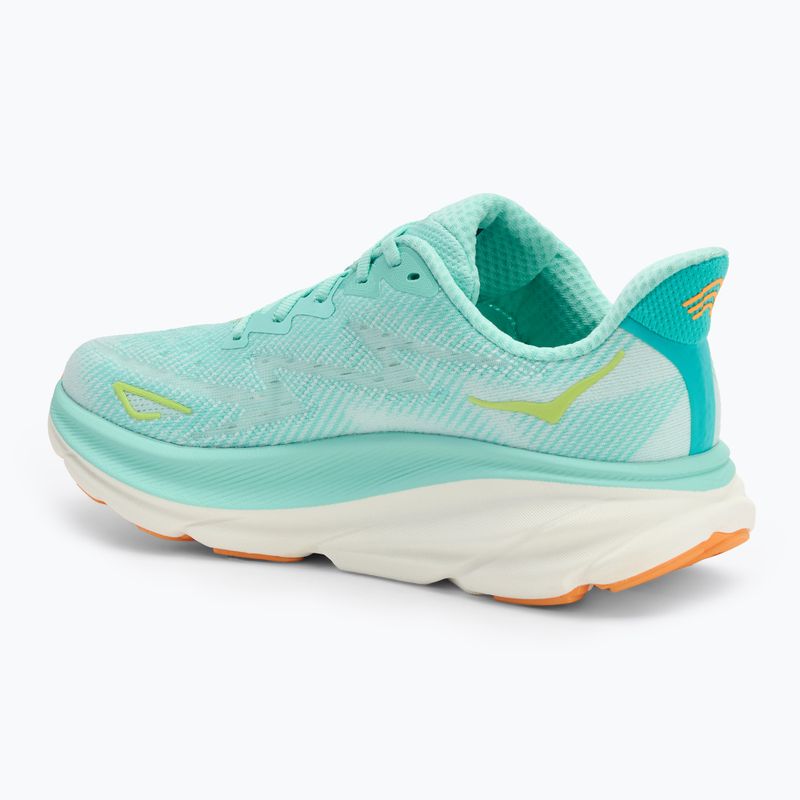 Women's running shoes HOKA Clifton 9 seafoam/aqua breeze 3