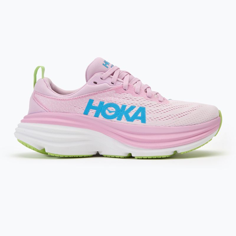 Women's running shoes HOKA Bondi 8 pink twilight/waterpark 2