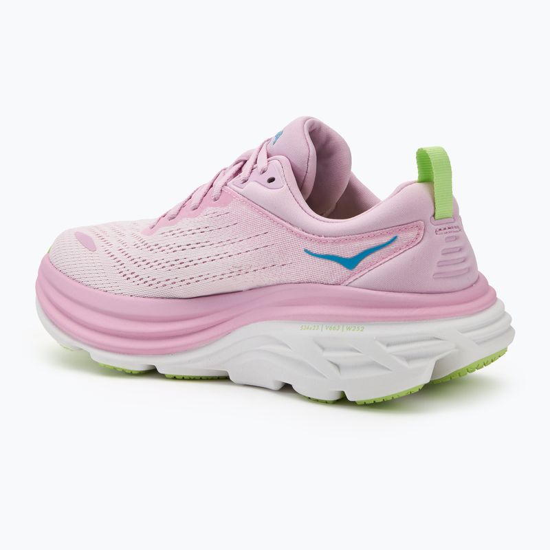 Women's running shoes HOKA Bondi 8 pink twilight/waterpark 3