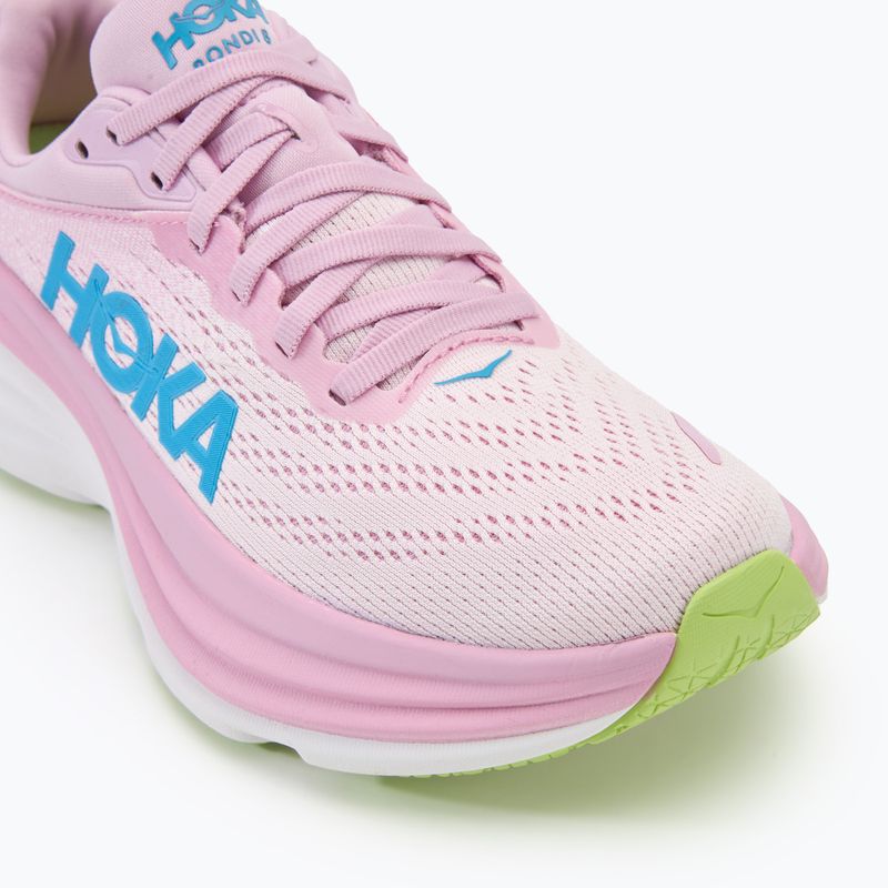 Women's running shoes HOKA Bondi 8 pink twilight/waterpark 7