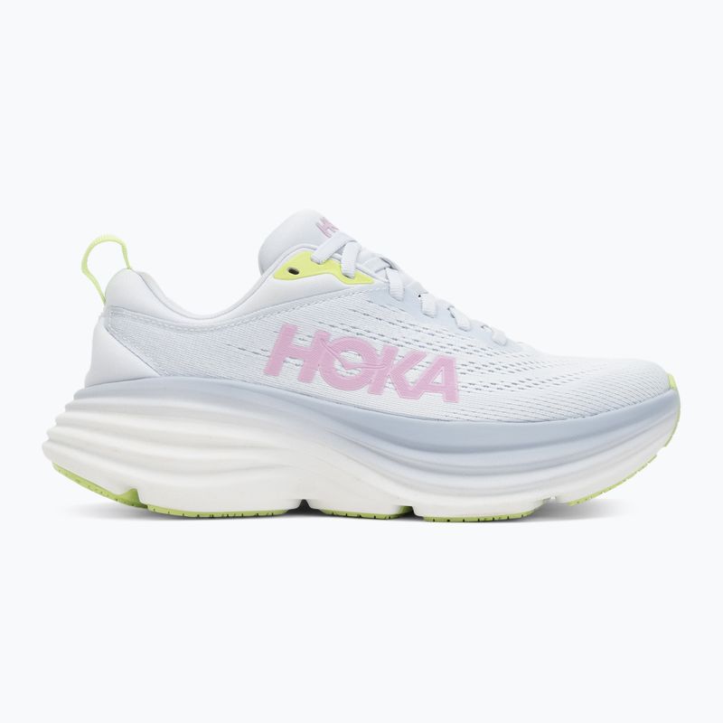 Women's running shoes HOKA Bondi 8 sea ice/pink twilight 2