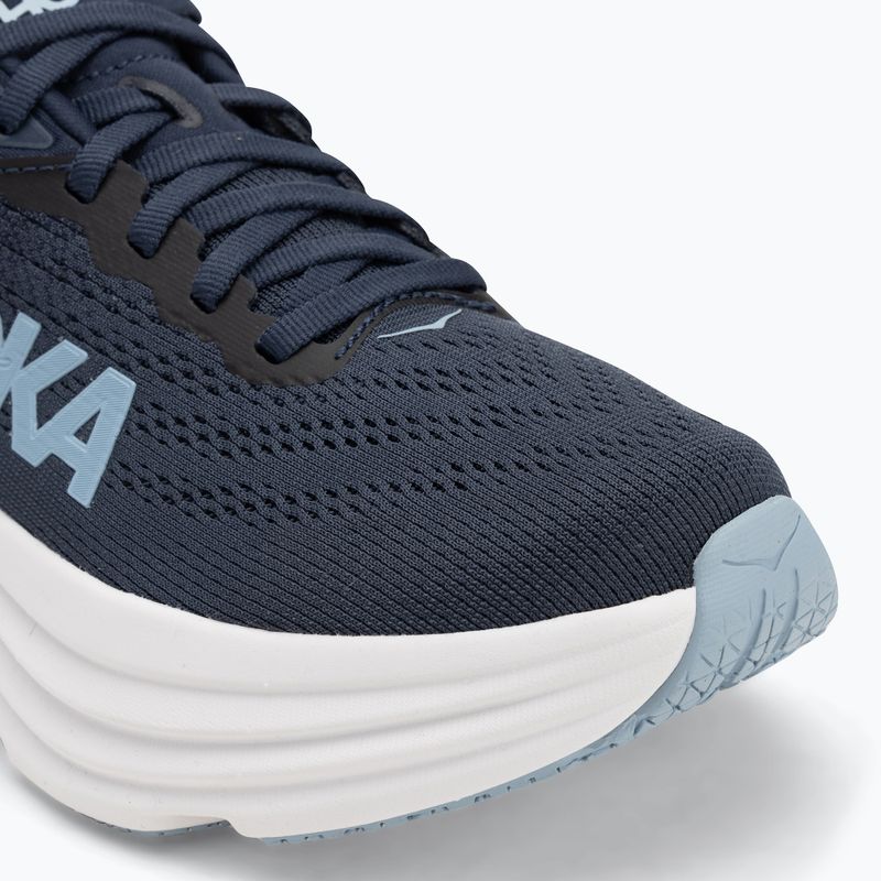 Women's running shoes HOKA Bondi 8 varsity navy/white 7