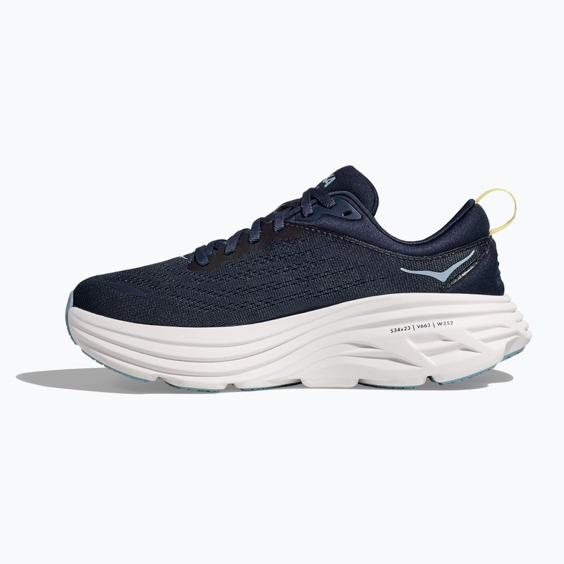 Women's running shoes HOKA Bondi 8 varsity navy/white 3