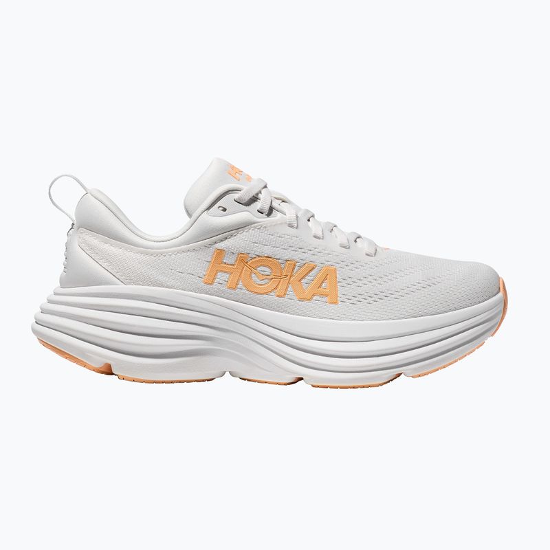 Women's running shoes HOKA Bondi 8 white/cantaloupe 2